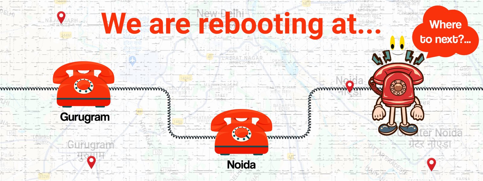 rebootXP currently operational at USA, Gurugram & Noida